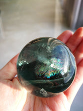 Load image into Gallery viewer, Blue Fluorite Sphere/100% Natural/Stunning interior rainbows/Office & Home Decoration