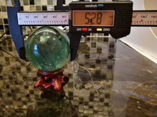 Load image into Gallery viewer, Blue Fluorite Sphere/100% Natural/Stunning interior rainbows/Office & Home Decoration