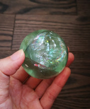 Load image into Gallery viewer, Beautiful Green Fluorite Sphere/5.15cm/Aura Cleanser/Anti Addition/Home Decoration/Elixir for Gardening Uses/Calm Anxiety