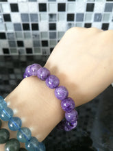 Load image into Gallery viewer, AAA Grade Charoite Bracelet/11.4mm Beads/100% Natural/Courage/Intuition/Overcome Fear/Spirit of Unconditional Love