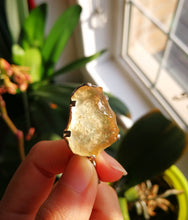 Load image into Gallery viewer, Libyan Gold Tektite Silver Pendant/Libyan Dessert Glass/Powerful Manifestation Stone/Transform Your Life