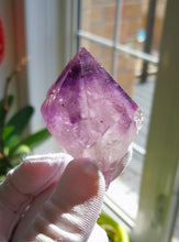 Load image into Gallery viewer, Natural Amethyst Wand/Interior Rainbows/Crown Chakra/Third Eye/Relaxation/Meditation/Love/Inner Peace