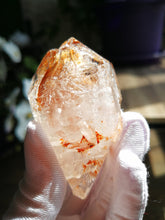Load image into Gallery viewer, Gorgeous UV Reactive Skeletal Quartz from Madagascar/Red Clay & Lavender Purple Inclusions/Master Healing Crystal - 67g