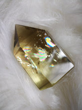 Load image into Gallery viewer, Flaming Butterfly - Natural Citrine Energy Pillar/Butterfly-shaped Rainbows/Stone of Abundance & Wealth/Fengshui/Home Decoration