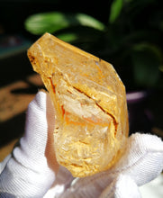 Load image into Gallery viewer, Extraordinary Golden Skeletal Quartz from Pakistan/Yellow Clay Inclusions/Rainbows/Ancient Wisdom/Master Healing Crystal - 70g