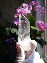 Load image into Gallery viewer, Natural Clear Quartz Crystal with Blue Needles and Blue Mist/Meditation/Healing Crystal/Calming Energy/Inner Peace - 45g