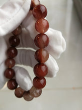 Load image into Gallery viewer, Natural Red Rutilated Quartz Bracelet-10mm beads
