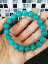 Load image into Gallery viewer, Amazonite Bracelet/9.6mm beads/Energy Healing/Balancing/Communicating Truth/Increasing Self-Esteem
