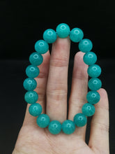 Load image into Gallery viewer, Amazonite Bracelet/9.6mm beads/Energy Healing/Balancing/Communicating Truth/Increasing Self-Esteem
