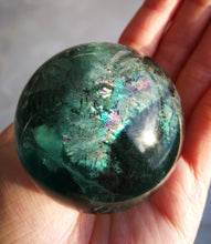 Load image into Gallery viewer, Blue Fluorite Sphere/100% Natural/Stunning interior rainbows/Office &amp; Home Decoration
