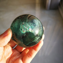 Load image into Gallery viewer, Blue Fluorite Sphere/100% Natural/Stunning interior rainbows/Office &amp; Home Decoration
