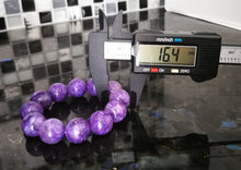 Load image into Gallery viewer, AAA Grade Charoite Bracelet/16.4mm Beads/Courage/Intuition/Overcome Fear/Spirit of Unconditional Love

