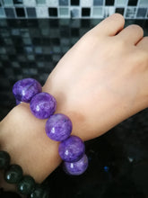 Load image into Gallery viewer, AAA Grade Charoite Bracelet/16.4mm Beads/Courage/Intuition/Overcome Fear/Spirit of Unconditional Love

