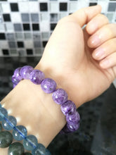 Load image into Gallery viewer, AAA Grade Charoite Bracelet/11.4mm Beads/100% Natural/Courage/Intuition/Overcome Fear/Spirit of Unconditional Love
