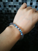 Load image into Gallery viewer, Top Grade Labradorite Bracelet/6.8mm Beads/Stone of Magic/Strengthen Intuitive Abilities/Connection with Divine
