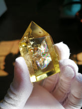 Load image into Gallery viewer, Flaming Butterfly - Natural Citrine Energy Pillar/Butterfly-shaped Rainbows/Stone of Abundance &amp; Wealth/Fengshui/Home Decoration
