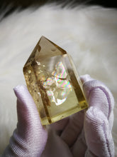 Load image into Gallery viewer, Flaming Butterfly - Natural Citrine Energy Pillar/Butterfly-shaped Rainbows/Stone of Abundance &amp; Wealth/Fengshui/Home Decoration

