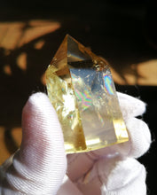Load image into Gallery viewer, Flaming Butterfly - Natural Citrine Energy Pillar/Butterfly-shaped Rainbows/Stone of Abundance &amp; Wealth/Fengshui/Home Decoration
