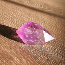 Load image into Gallery viewer, Pure Natural Amethyst Crystal Stone Pillar/Polished Double Terminated Point/Interior Rainbows/Spiritual Meditation

