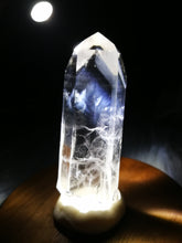 Load image into Gallery viewer, Colombian Lemurian Seed Crystal with Blue Mist/Transmitter + Isis Quartz/Crystal Collection/Healing
