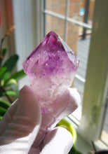 Load image into Gallery viewer, Natural Amethyst Wand/Interior Rainbows/Crown Chakra/Third Eye/Relaxation/Meditation/Love/Inner Peace
