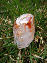 Load image into Gallery viewer, UV Reactive Madagascar Skeletal Quartz/Red Clay &amp; Lavender Purple Inclusions/Master Healing Crystal/Meditation - 53g
