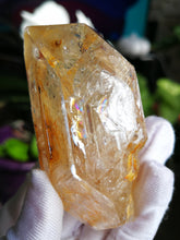 Load image into Gallery viewer, Golden Skeletal Quartz From Pakistan with Clay Inclusions/Window Quartz/100% Natural/Master Healing Stones/Deep Healing - 97g
