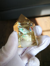 Load image into Gallery viewer, Flaming Butterfly - Natural Citrine Energy Pillar/Butterfly-shaped Rainbows/Stone of Abundance &amp; Wealth/Fengshui/Home Decoration
