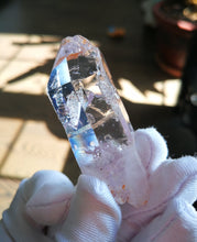 Load image into Gallery viewer, GORGEOUS UV Reactive Skeletal Quartz from Madagascar/Excellent Clarity/Lavender Purple Inclusions/Crystal Healing - 35g

