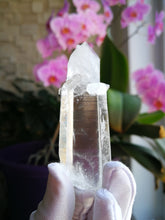 Load image into Gallery viewer, Super Gorgeous Blue Needles Quartz/Natural Clear Quartz/Bridge Quartz/Self-healing Tip/Powerful Healing Crystal - 61g
