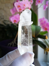 Load image into Gallery viewer, Super Gorgeous Blue Needles Quartz/Natural Clear Quartz/Bridge Quartz/Self-healing Tip/Powerful Healing Crystal - 61g
