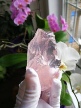 Load image into Gallery viewer, Fabulous Rose Quartz/Raw Stone/Water Clear/Stone of Universal Love/Heart Chakra/Crystal Healing/Pure Joy - 98g
