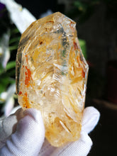 Load image into Gallery viewer, Golden Skeletal Quartz From Pakistan with Clay Inclusions/Window Quartz/100% Natural/Master Healing Stones/Deep Healing - 97g

