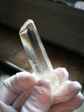 Load image into Gallery viewer, Rare Blue Mist Pyramids Clear Quartz Crystal/Blue Needles Quartz/Sichuan Quartz/Healing Crystal/Meditation/Inner Peace - 31g
