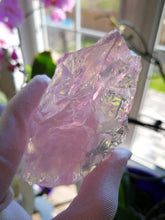 Load image into Gallery viewer, Fabulous Rose Quartz/Raw Stone/Water Clear/Stone of Universal Love/Heart Chakra/Crystal Healing/Pure Joy - 98g
