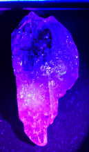 Load image into Gallery viewer, Gorgeous UV Reactive Skeletal Quartz from Madagascar/Red Clay &amp; Lavender Purple Inclusions/Master Healing Crystal - 67g
