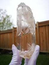 Load image into Gallery viewer, Himalayan Clear Quartz/Etched Quartz/Ancient Wisdom/Fengshui/Home &amp; Office Decoration/Meditation - 455g
