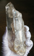 Load image into Gallery viewer, Himalayan Clear Quartz/Etched Quartz/Ancient Wisdom/Fengshui/Home &amp; Office Decoration/Meditation - 455g
